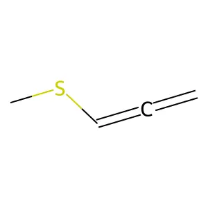 1,2-propadiene, 1-(methylthio)- structure