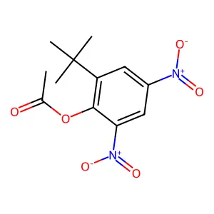 Dinoterb acetate structure