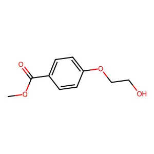 Methyl 4-(2-hydroxyethoxy)benzoate structure