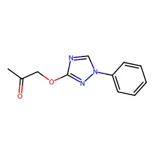 1-[(1-phenyl-1,2,4-triazol-3-yl)oxy]propan-2-one structure