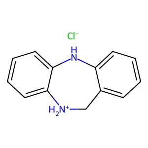10,11-Dihydro-5H-dibenzo(b,e)(1,4)diazepine hydrochloride structure