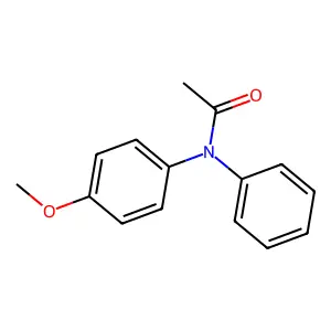 N-(4-Methoxyphenyl)-N-phenylacetamide structure