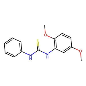 1-(2,5-dimethoxyphenyl)-3-phenyl-2-thiourea structure