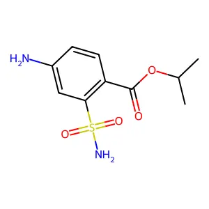 propan-2-yl 4-amino-2-sulfamoylbenzoate structure
