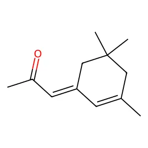 1-(3,5,5-trimethylcyclohex-2-en-1-ylidene)propan-2-one structure
