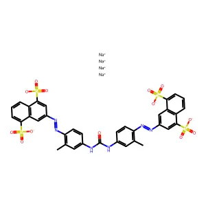C.I. Direct Yellow 50, tetrasodium salt structure