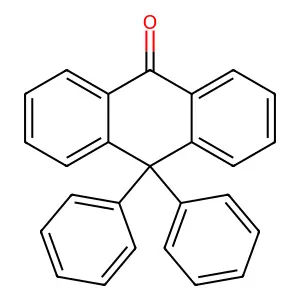 10,10-Diphenylanthrone structure