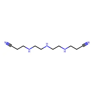 4,7,10-Triazatridecanedinitrile structure