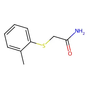 ACETAMIDE, 2-(o-TOLYLTHIO)- structure