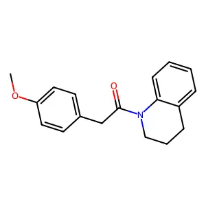 1-(3,4-dihydroquinolin-1(2H)-yl)-2-(4-methoxyphenyl)ethanone structure