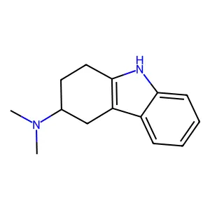 N,N-dimethyl-2,3,4,9-tetrahydro-1H-carbazol-3-amine structure