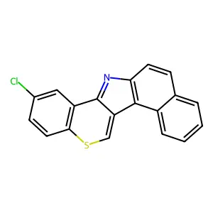 Compound C19H10ClNS structure