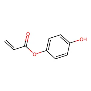 p-Hydroxyphenyl acrylate structure
