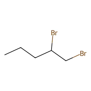1,2-DIBROMOPENTANE structure
