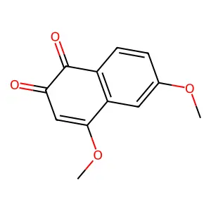 1,2-Naphthoquinone, 4,6-dimethoxy- structure