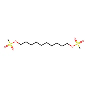 10-methylsulfonyloxydecyl methanesulfonate structure