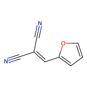 2-(furan-2-ylmethylidene)propanedinitrile structure