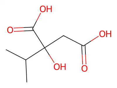2-Isopropylmalic acid structure