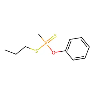 methyl-phenoxy-propylsulfanyl-sulfanylidene-lambda5-phosphane structure