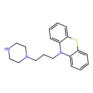 10-(3-piperazin-1-ylpropyl)phenothiazine structure