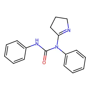 1-(3,4-dihydro-2H-pyrrol-5-yl)-1,3-diphenylurea structure