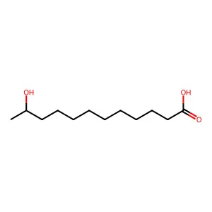 11-Hydroxydodecanoic acid structure