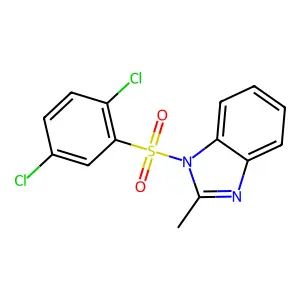 1-(2,5-Dichloro-benzenesulfonyl)-2-methyl-1H-benzoimidazole structure