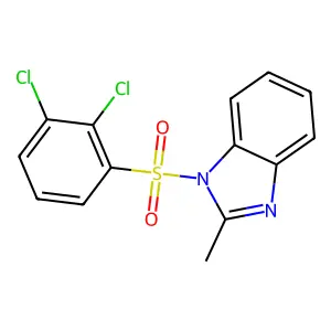 1-(2,3-Dichloro-benzenesulfonyl)-2-methyl-1H-benzoimidazole structure