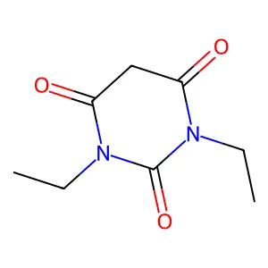 1,3-Diethylbarbituric acid structure