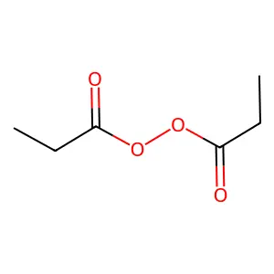 Dipropionyl peroxide structure