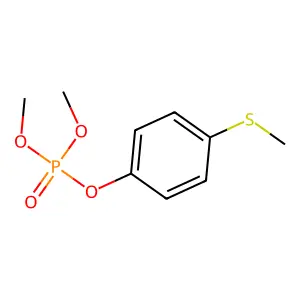 DIMETHYL P-(METHYLTHIO)PHENYL PHOSPHATE structure