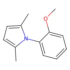 1-(2-methoxyphenyl)-2,5-dimethyl-1H-pyrrole structure