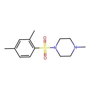 1-(2,4-dimethylphenyl)sulfonyl-4-methylpiperazine structure
