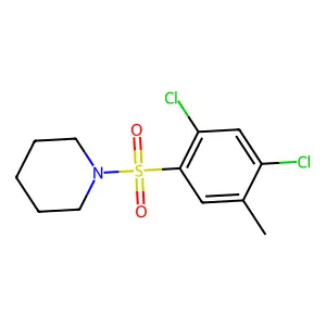 1-(2,4-dichloro-5-methylphenyl)sulfonylpiperidine structure