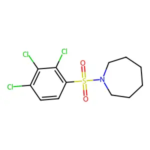 1-(2,3,4-trichlorobenzenesulfonyl)azepane structure