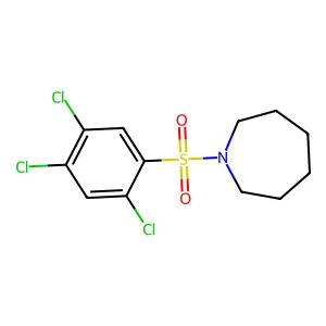 1-(2,4,5-trichlorobenzenesulfonyl)azepane structure