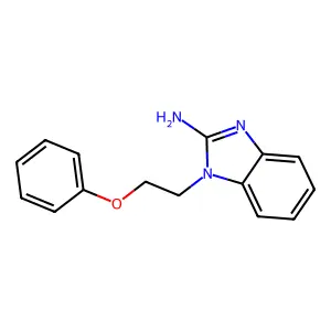 1-(2-phenoxyethyl)benzimidazol-2-amine structure