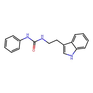 1-[2-(1H-indol-3-yl)ethyl]-3-phenylurea structure