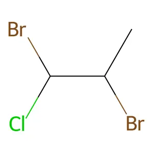 1,2-Dibromo-1-chloropropane structure