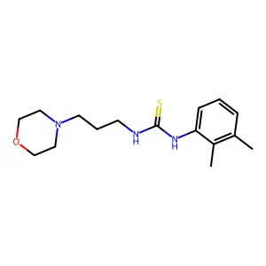 1-(2,3-dimethylphenyl)-3-[3-(morpholin-4-yl)propyl]thiourea structure