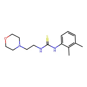 1-(2,3-dimethylphenyl)-3-[2-(morpholin-4-yl)ethyl]thiourea structure
