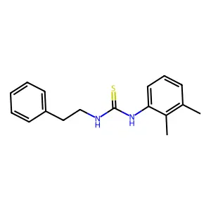 1-(2,3-dimethylphenyl)-3-(2-phenylethyl)thiourea structure