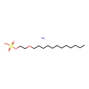 (2-(dodecyloxy)ethoxy)sulfonic acid amine structure