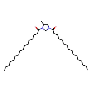 1,1'-(4-methylimidazolidine-1,3-diyl)dihexadecan-1-one structure