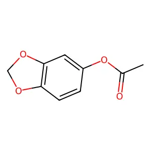 1,3-benzodioxol-5-yl acetate structure