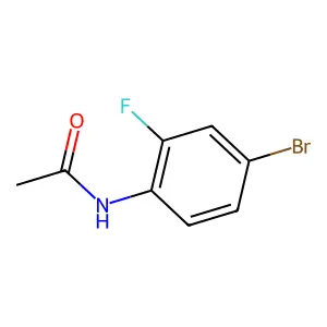 N-(4-Bromo-2-fluorophenyl)acetamide structure