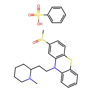 MESORIDAZINE BESYLATE structure