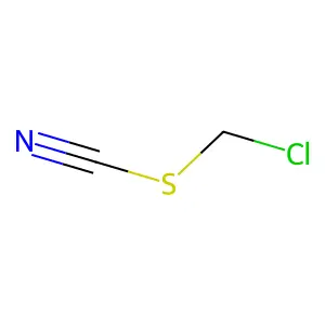 Chloromethyl thiocyanate structure