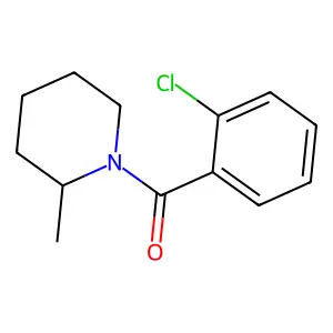 1-(2-Chlorobenzoyl)-2-methylpiperidine structure