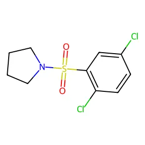 1-[(2,5-dichlorophenyl)sulfonyl]pyrrolidine structure